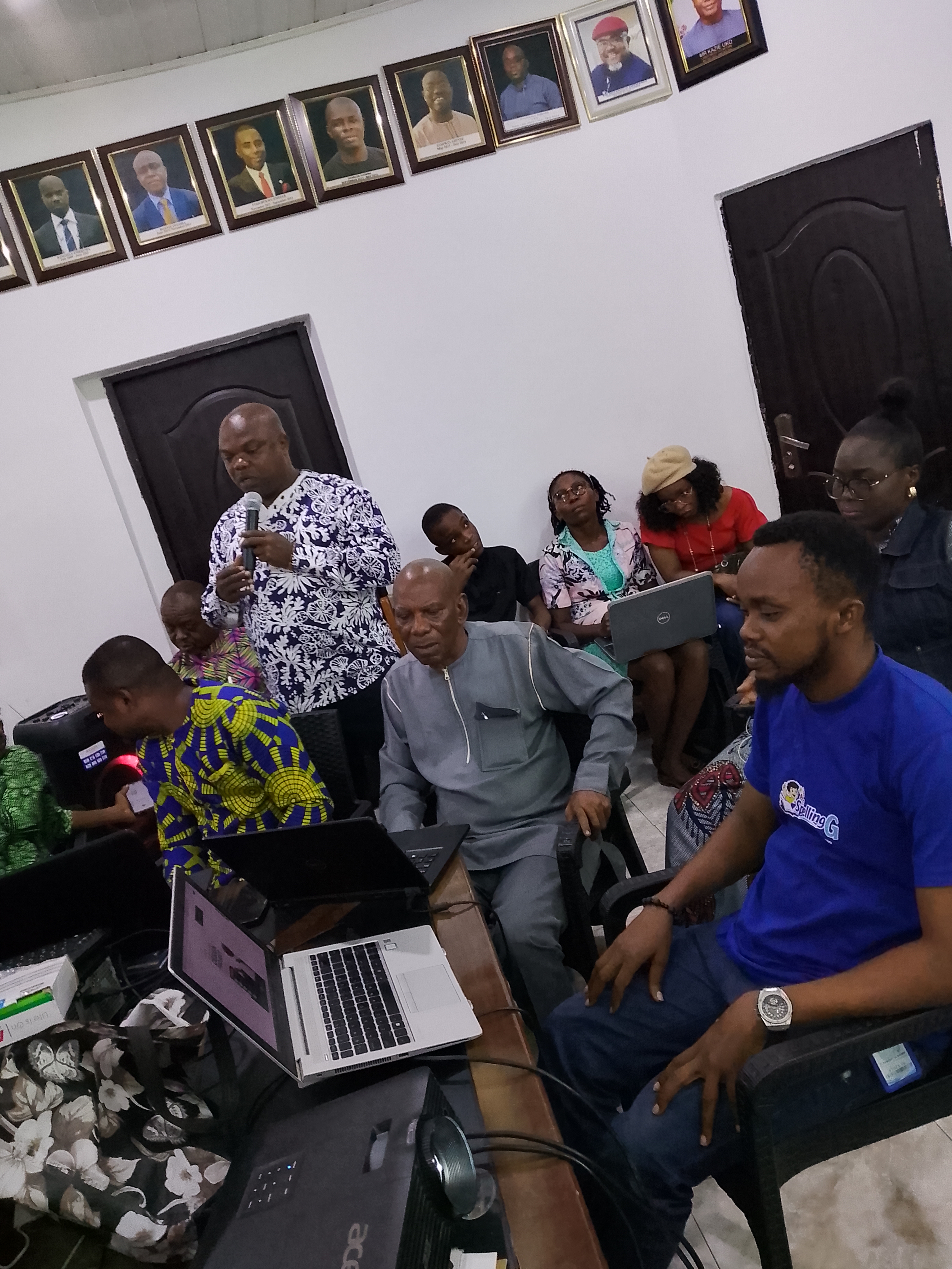 Chief Press Secretary Abia State appreciating GG-Idea Innovations